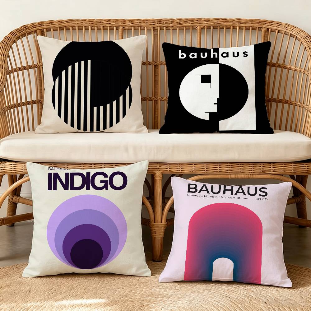 Century Textile & Sewing Supply Avenue C North Saskatoon Sk - ปลอกหมอนลายทูนสไตล์ Bauhaus นามธรรม โมเดิร์นกลางศตวรรษ ของขวัญ ปลอกหมอนอิง