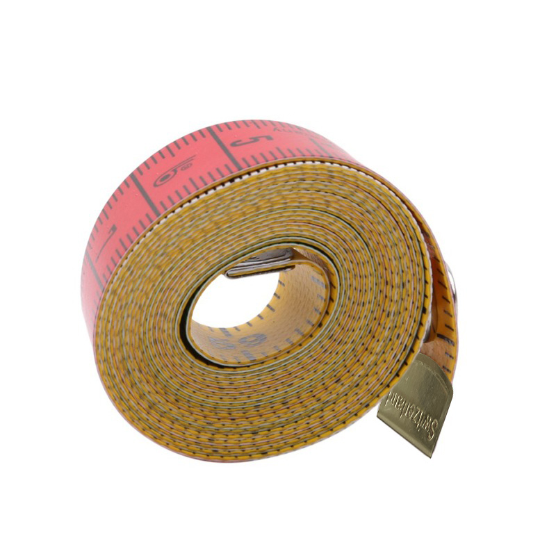 Sewing Gauge Ruler - เทปวัดตัวแบบนุ่ม 1.5 เมตร พร้อมตัวล็อคแบบกด ใช้สำหรับวัดสัดส่วนร่างกาย ไม้บรรทัดสองด้าน