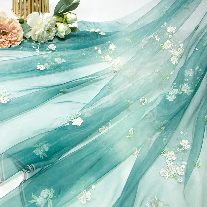 ผ้าชีฟองปักลายดอกแพร์ 1 เมตร ส - Sewing Batik Fabric บทวิจารณ์และราคา