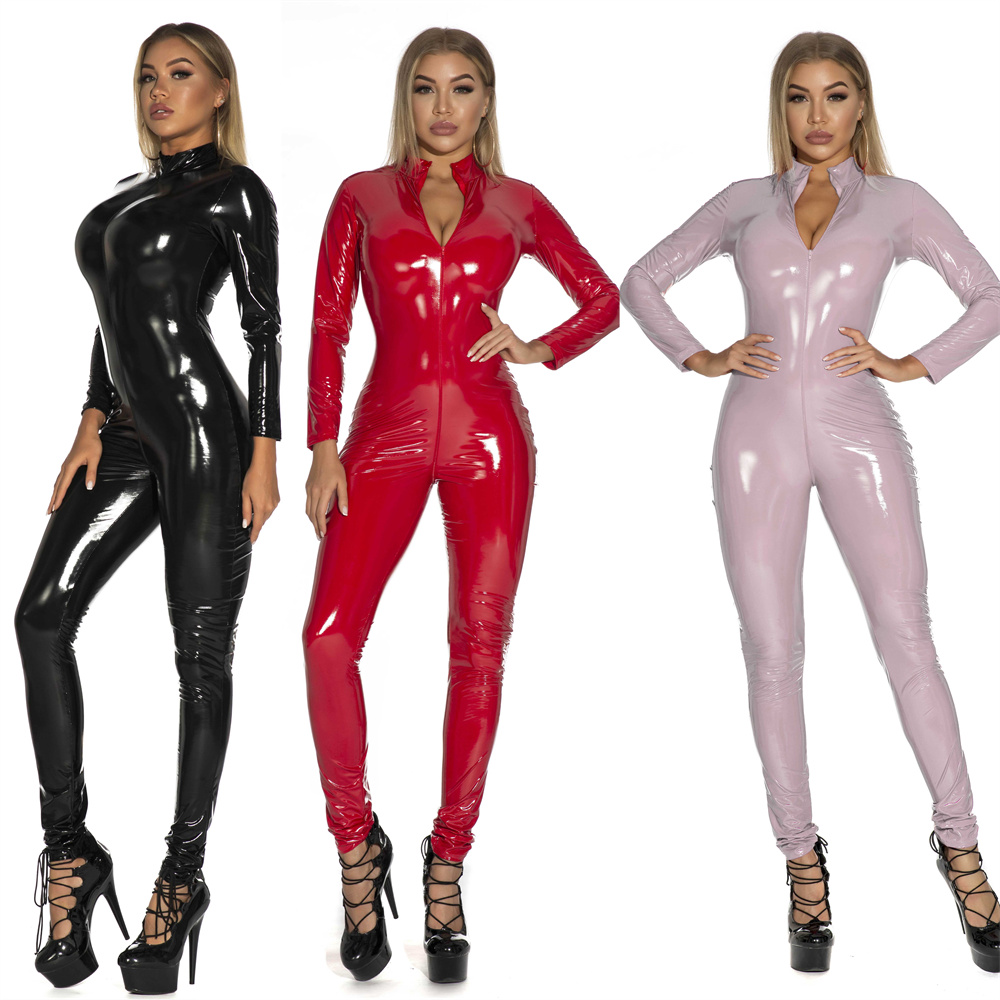 ผู้หญิงเซ็กซี่ PU หนัง Faux Ju - Sewing Latex บทวิจารณ์และราคา