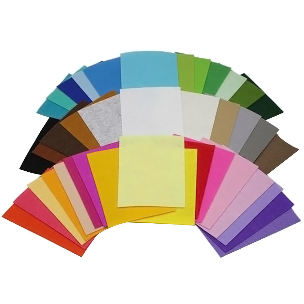 ชุดแผ่นผ้าสักหลาดไม่ทอหลากสี 4 - Sewing Thread In Textile บทวิจารณ์และราคา