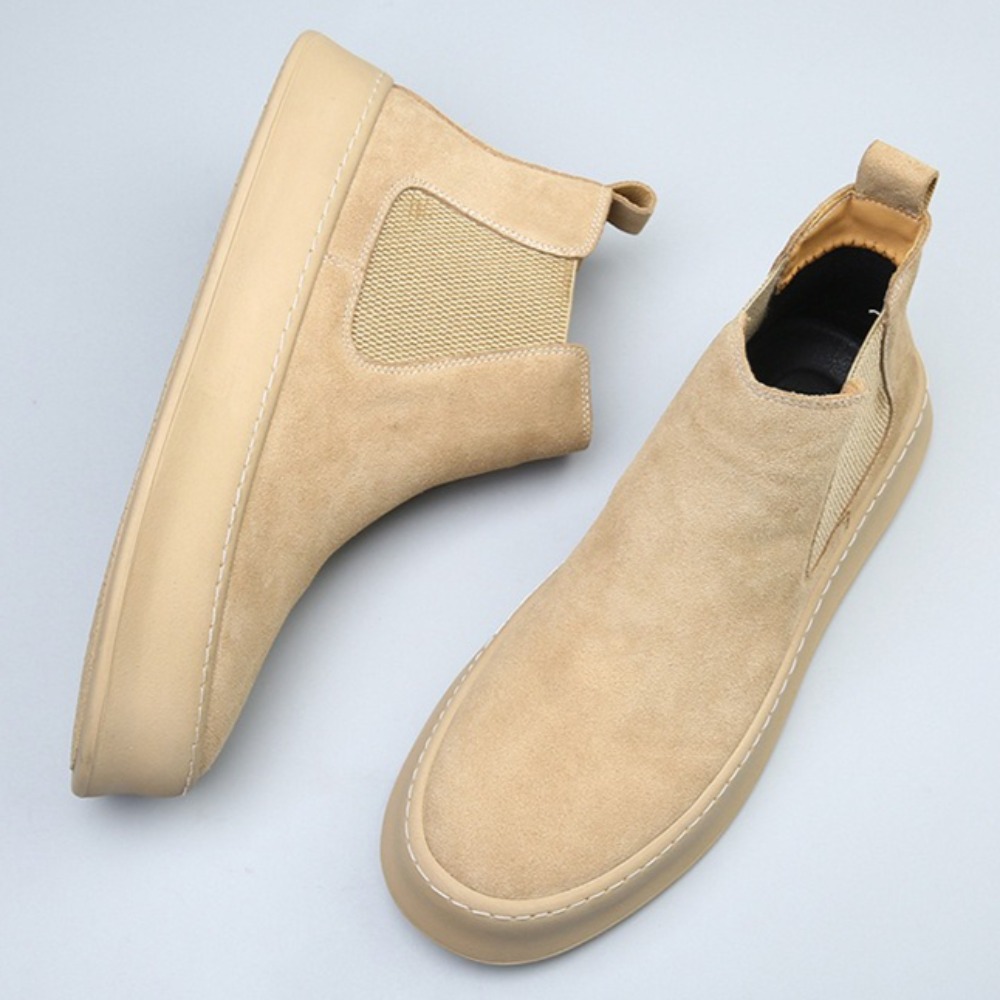 รองเท้าบูทเชลซีหนังสำหรับผู้ชา - Sewing Latex บทวิจารณ์และราคา