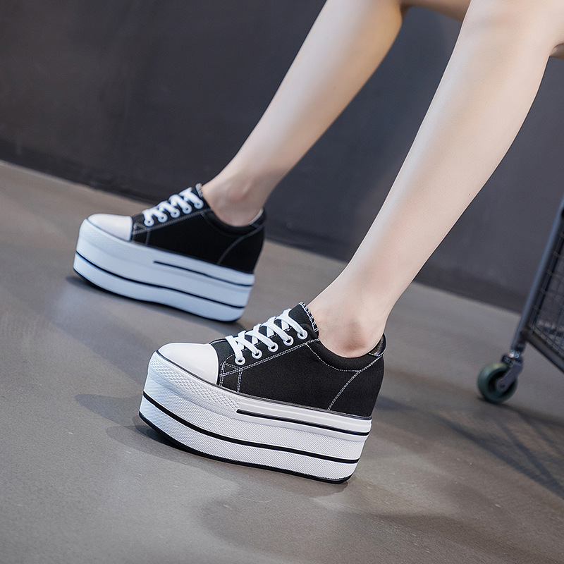 รองเท้าผ้าใบแฟชั่นใหม่ ระบายอา - Sewing Latex บทวิจารณ์และราคา