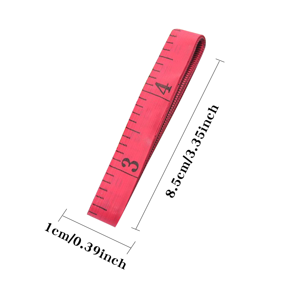 เทปวัดขนาดสองด้านสีแดง 150 ซม. - Sewing Gauge Ruler บทวิจารณ์และราคา
